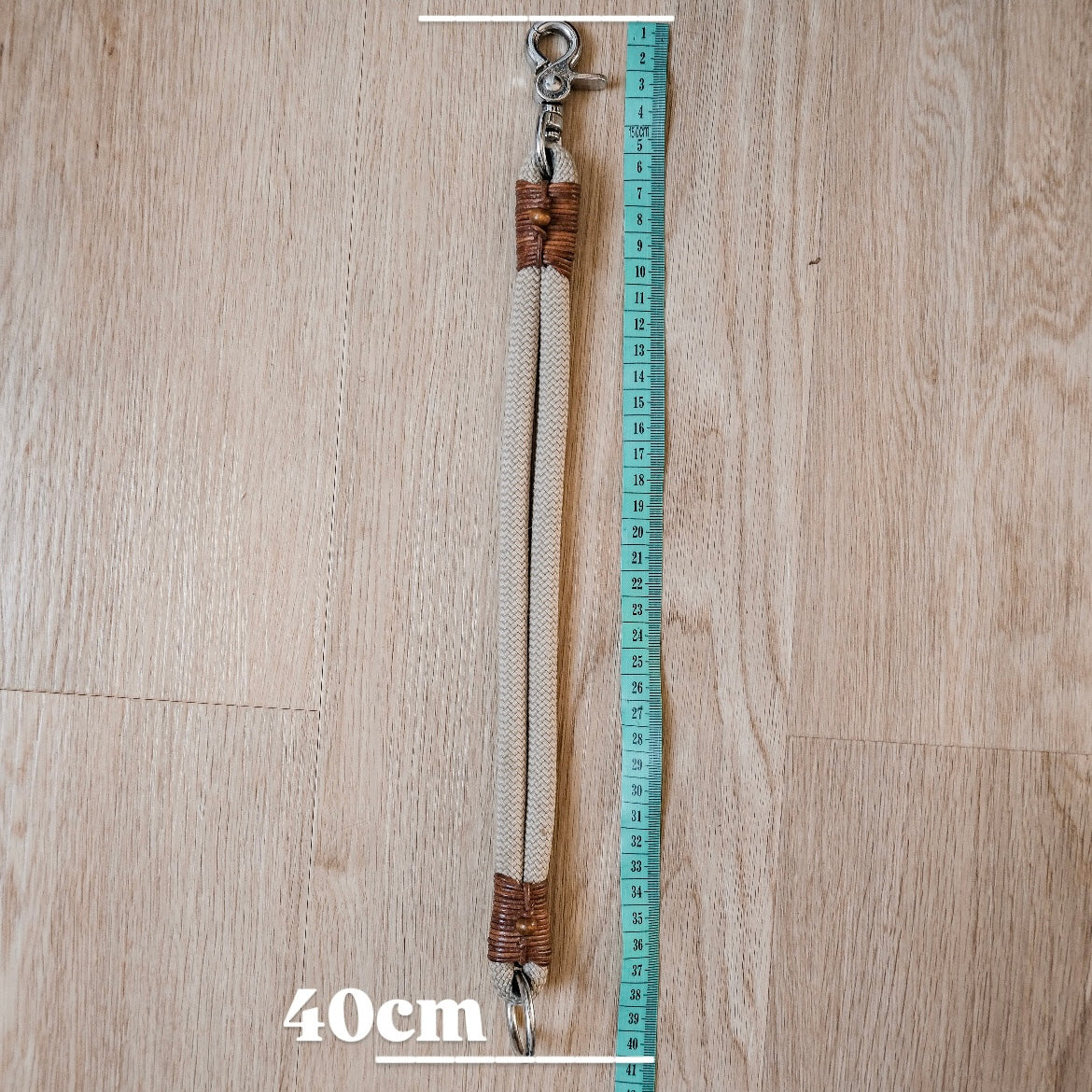 Paracordový obojek s biothanovým řemínkem / 38 - 44cm