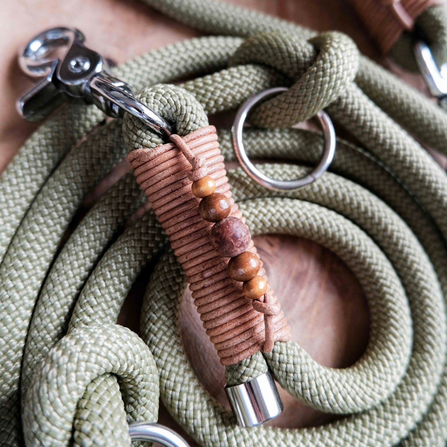 Zelené přepínací lanové vodítko / 2,7m