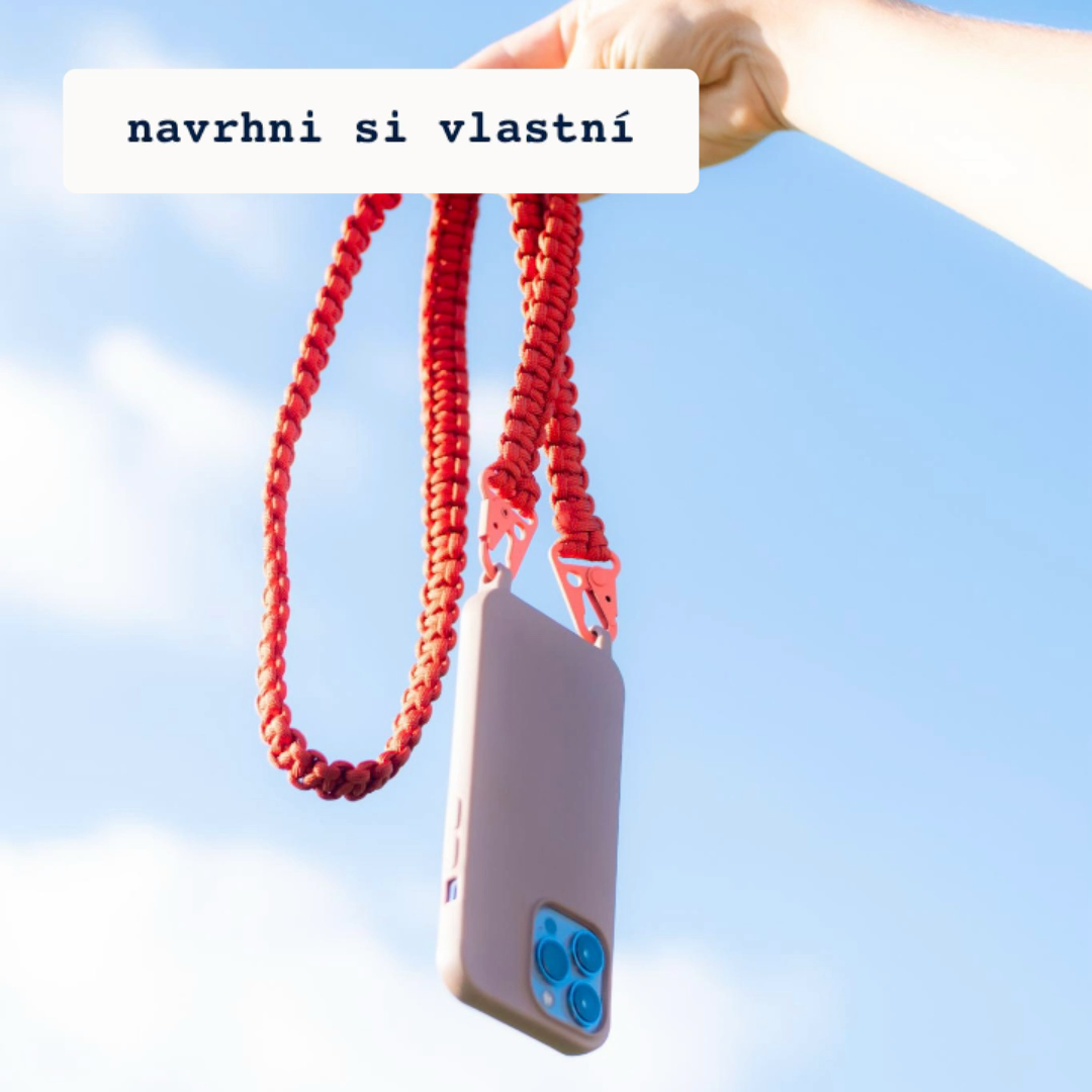 Paracordový CROSSBODY popruh na telefon