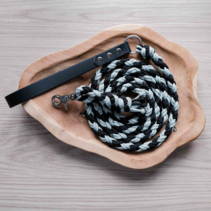 Paracordové vodítko s biothanovou ručkou / 2m