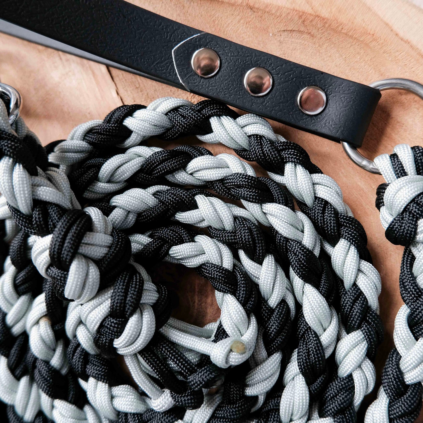 Paracordové vodítko s biothanovou ručkou / 2m