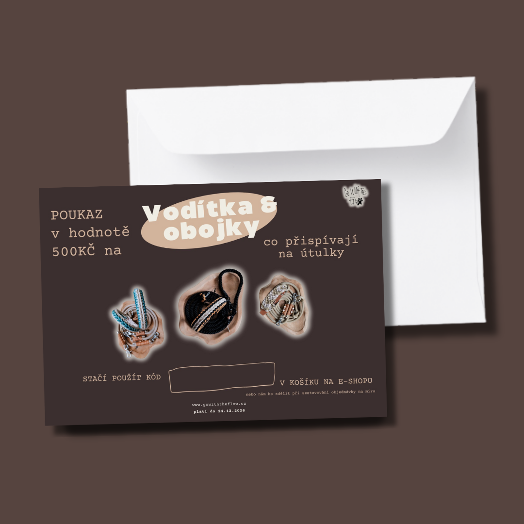 Dárkový poukaz - perfektní dárek pro pejskaře