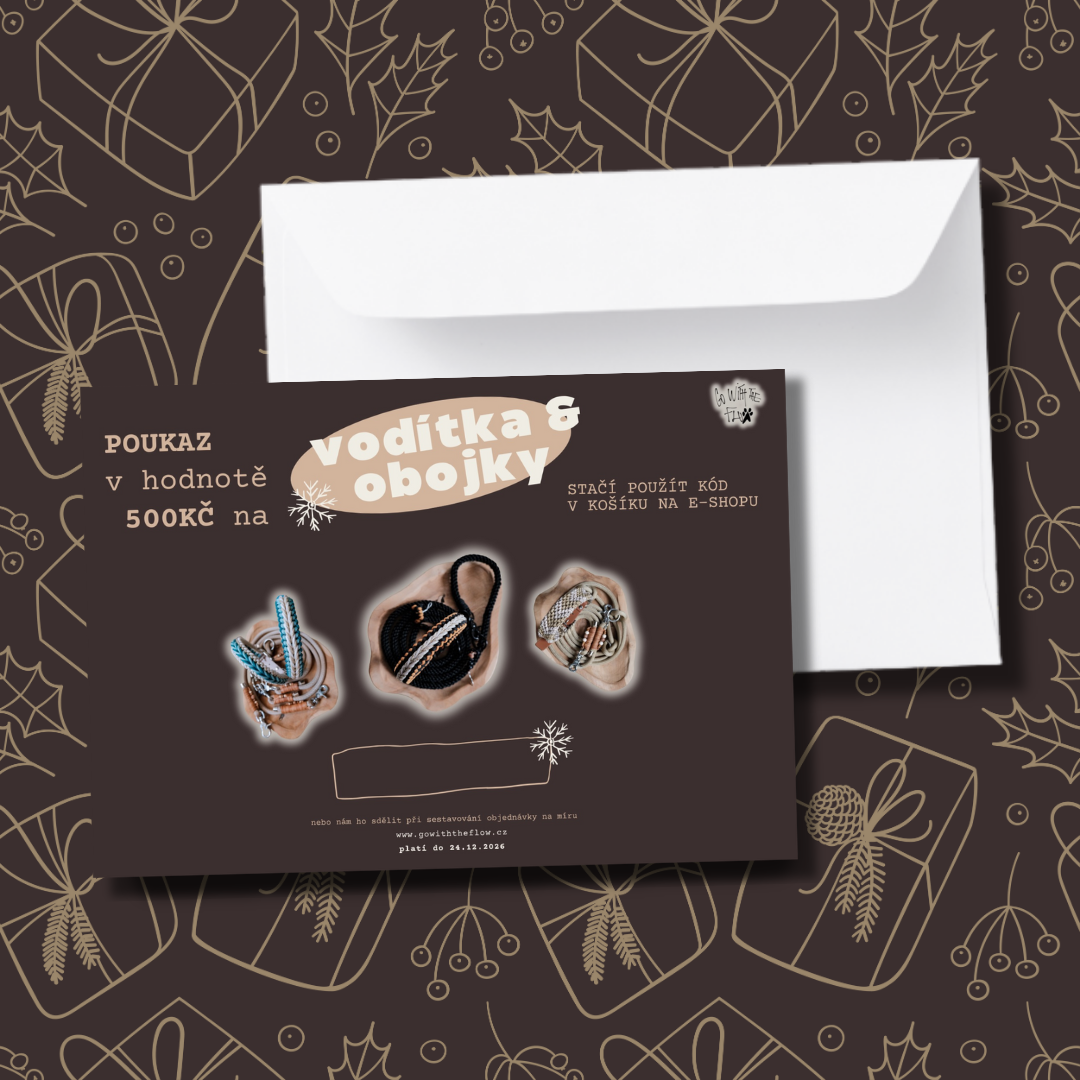 Dárkový poukaz - perfektní dárek pro pejskaře