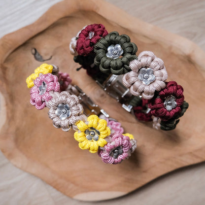 Obojek FLOWER s BioThane® řemínkem na míru