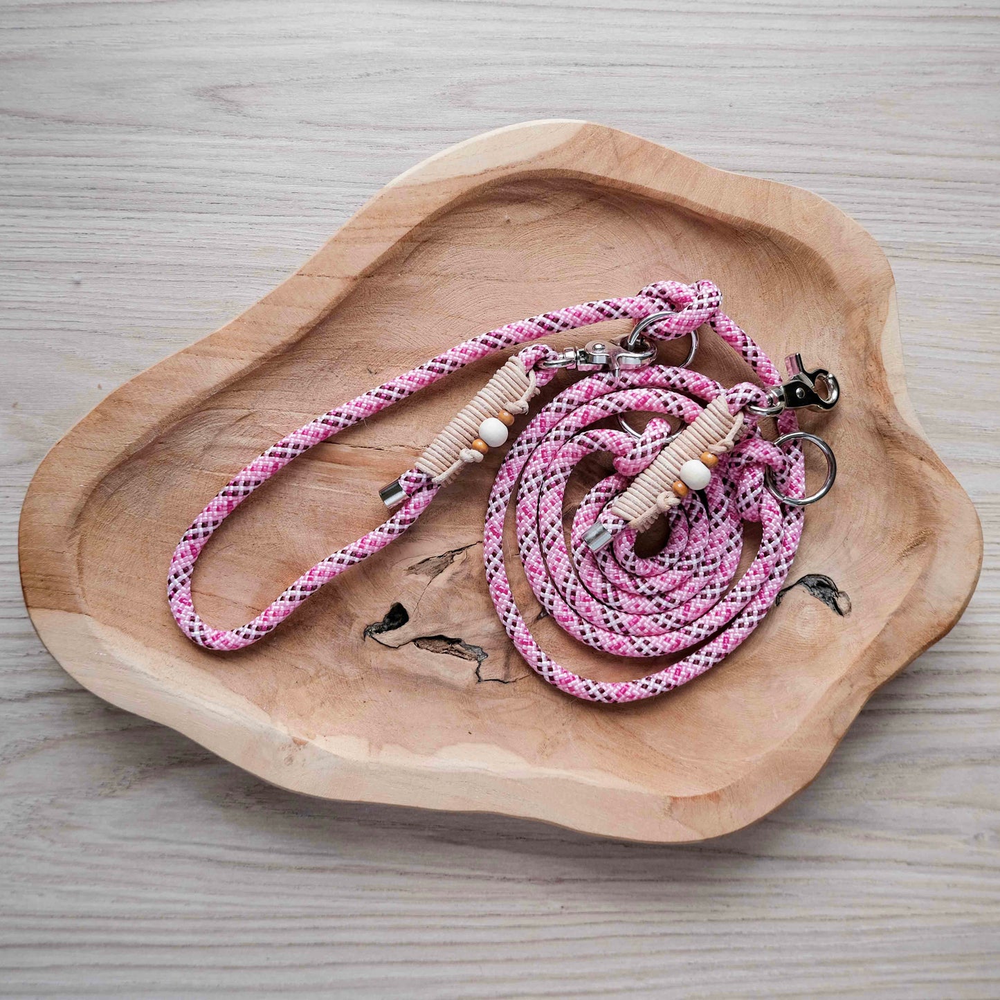 Přepínací lanové vodítko pro malé psy (6mm) / 2m