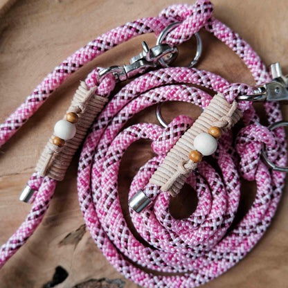 Přepínací lanové vodítko pro malé psy (6mm) / 2m