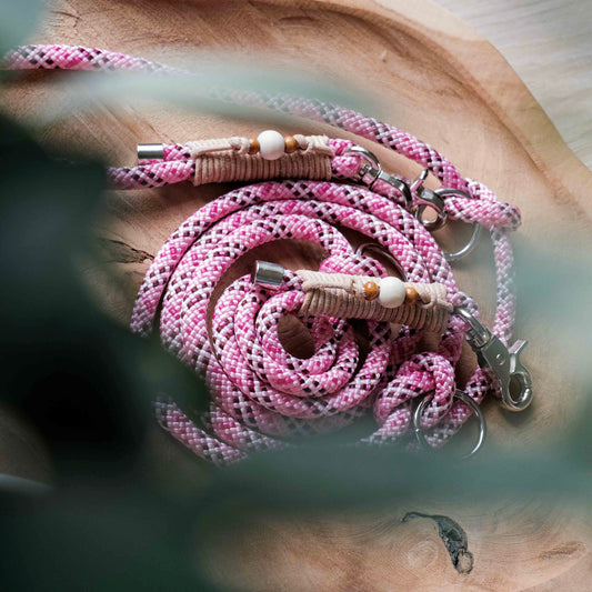 Přepínací lanové vodítko pro malé psy (6mm) / 2m