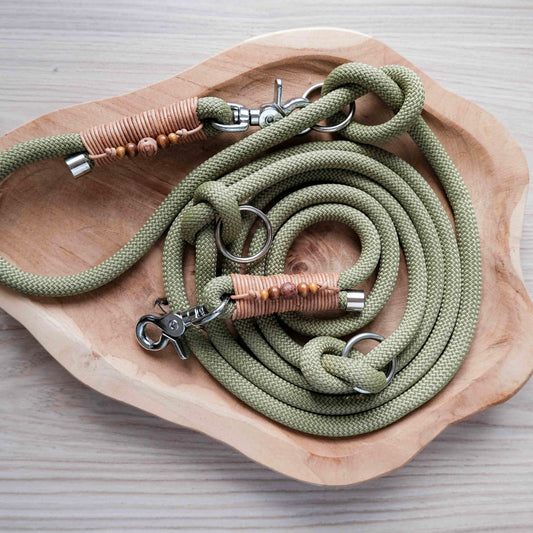 Zelené přepínací lanové vodítko / 2,7m